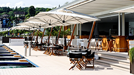 Schlosshotel Velden Terrasse