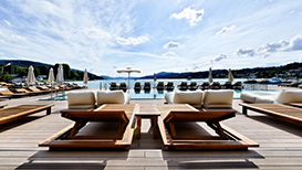 Schlosshotel Velden Terrasse