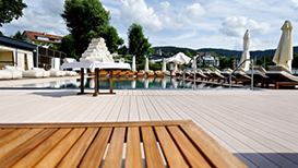 Schlosshotel Velden Terrasse